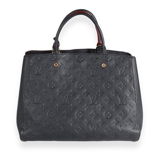 Louis Vuitton Louis Vuitton Marine Rouge Monogram Empreinte Montaigne MM