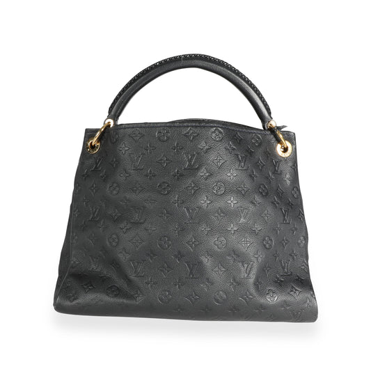 Louis Vuitton Louis Vuitton Black Monogram Empreinte Leather Artsy MM
