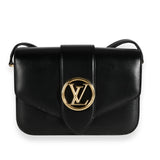 Louis Vuitton Louis Vuitton Black Calfskin LV Pont 9