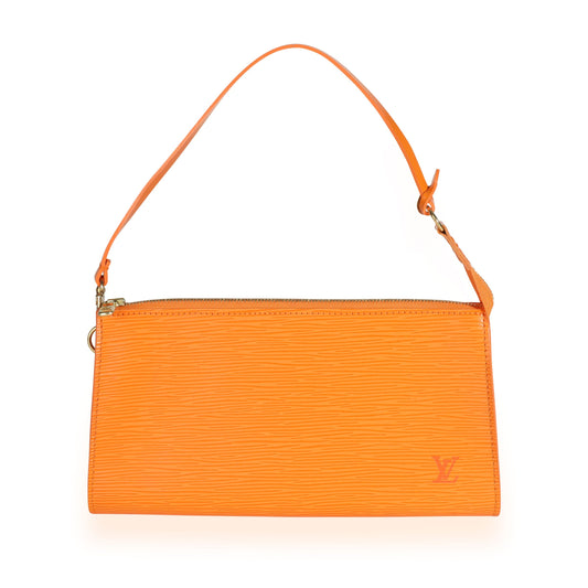 Louis Vuitton Louis Vuitton Mandarin Epi Leather Pochette Accessoires 24