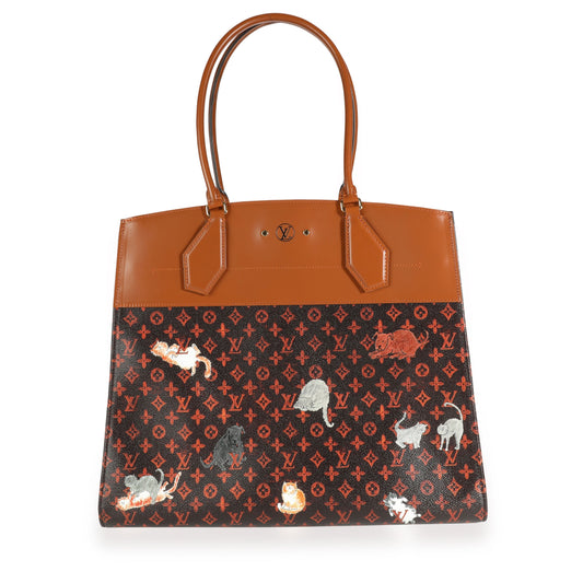 Louis Vuitton Louis Vuitton x Grace Coddington Limited Edition Catogram City Steamer XXL