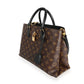 Louis Vuitton Louis Vuitton Monogram Canvas & Black Calfskin Flower Tote