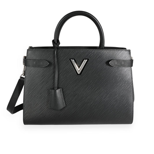 Louis Vuitton Louis Vuitton Black Epi Leather Twist Tote