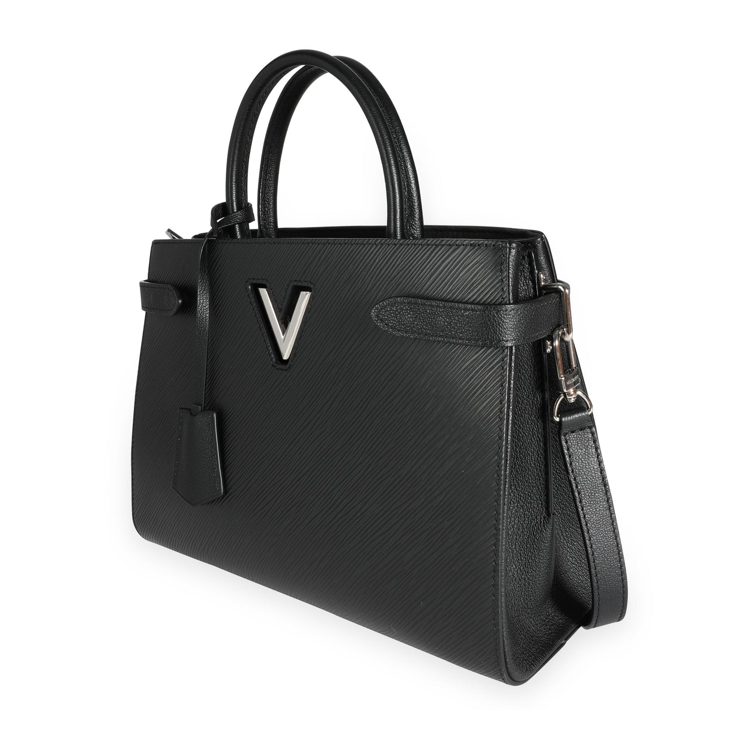 Louis Vuitton Louis Vuitton Black Epi Leather Twist Tote