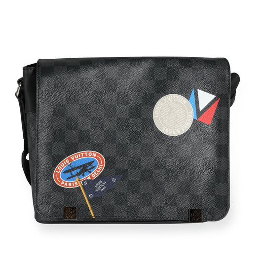 Louis Vuitton Louis Vuitton Limited Edition Damier Graphite LV League District Messenger PM