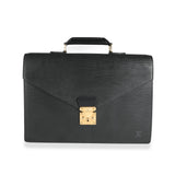 Louis Vuitton Louis Vuitton Noir Epi Leather Serviette Conseiller Briefcase