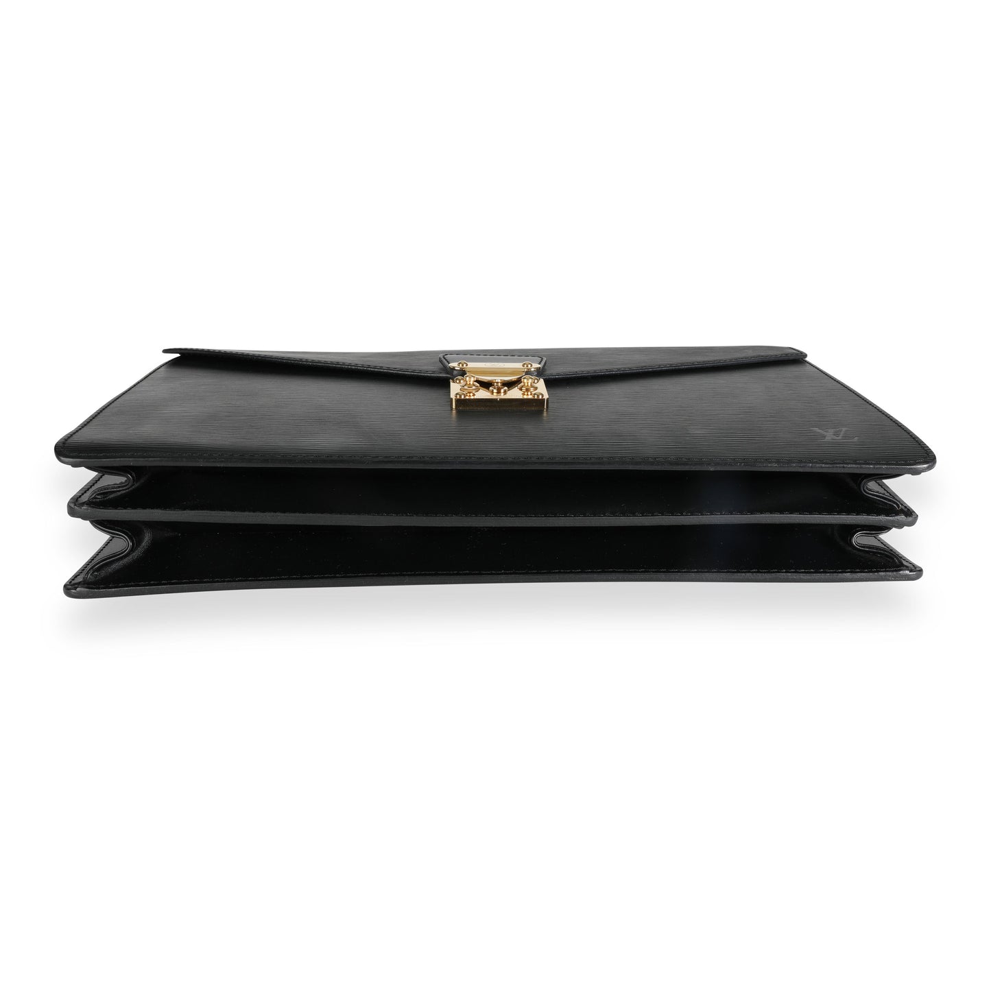 Louis Vuitton Louis Vuitton Noir Epi Leather Serviette Conseiller Briefcase