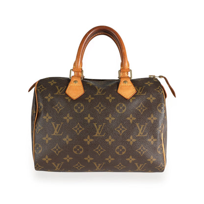 Louis Vuitton Louis Vuitton Monogram Canvas Speedy 25