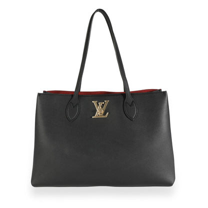 Louis Vuitton Louis Vuitton Black Calfskin Lockme Shopper