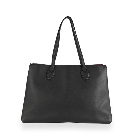Louis Vuitton Louis Vuitton Black Calfskin Lockme Shopper