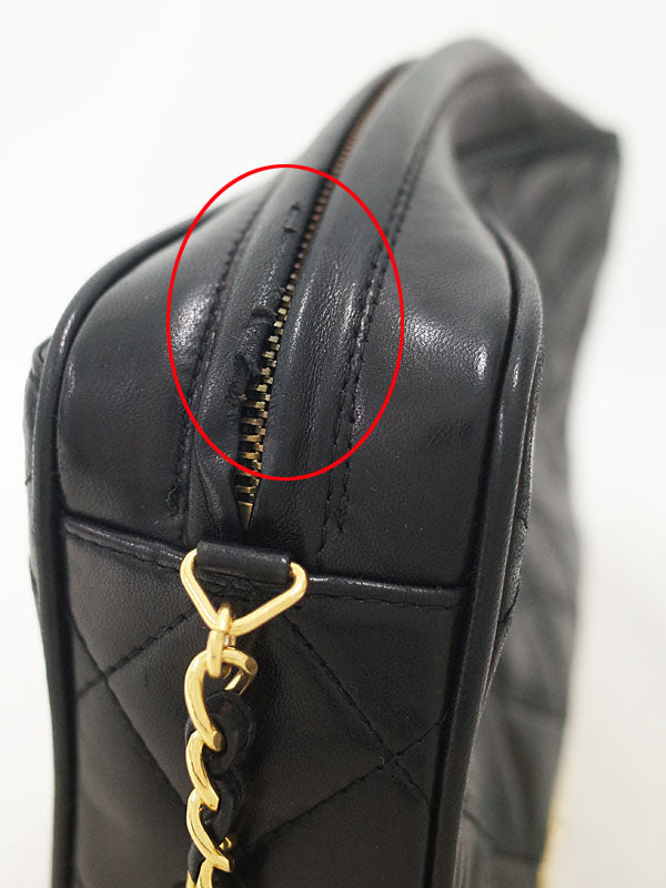 Chanel Matelasse Chain Shoulder Bag Lambskin