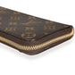 Louis Vuitton Louis Vuitton Monogram Canvas & Rose Ballerine Clémence Wallet