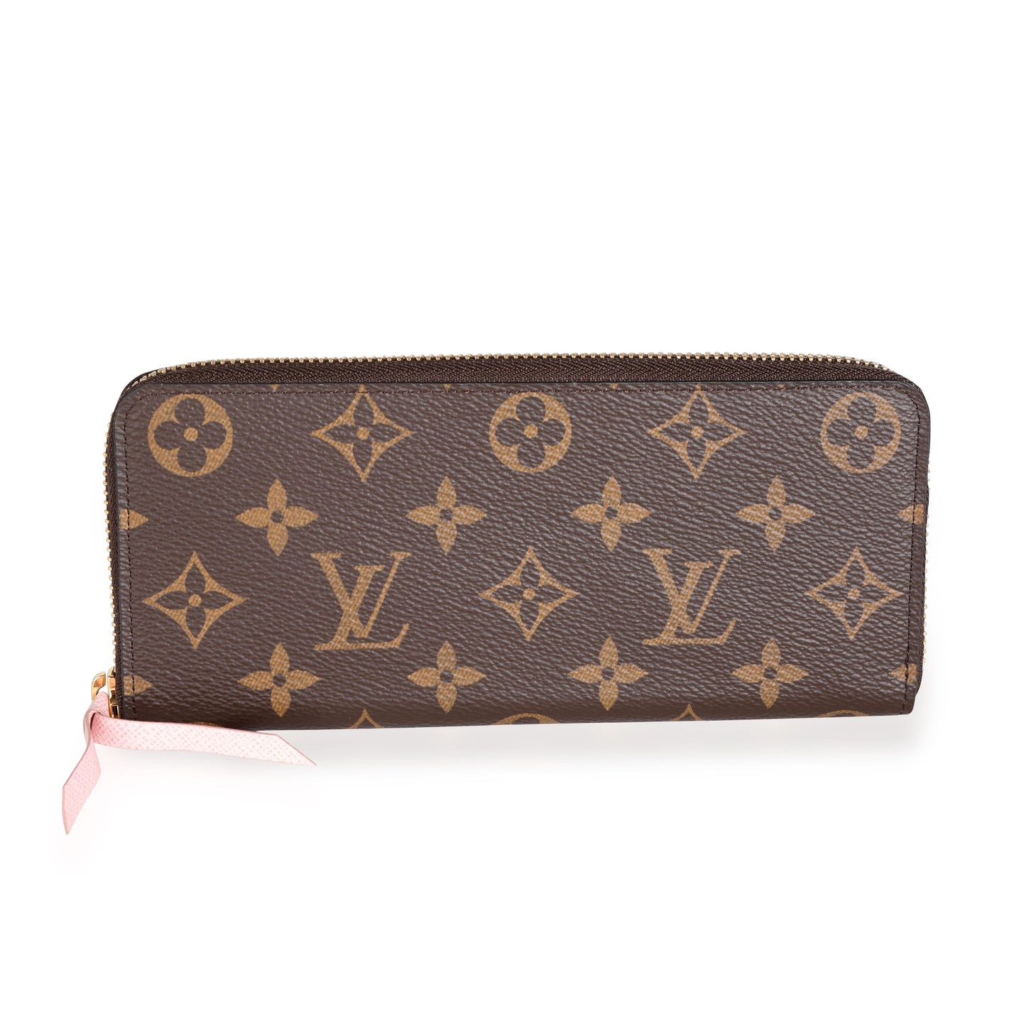 Louis Vuitton Louis Vuitton Monogram Canvas & Rose Ballerine Clémence Wallet