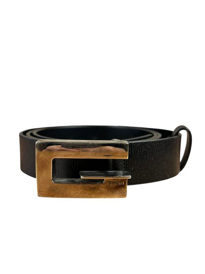 Gucci G Logo Leather Belt