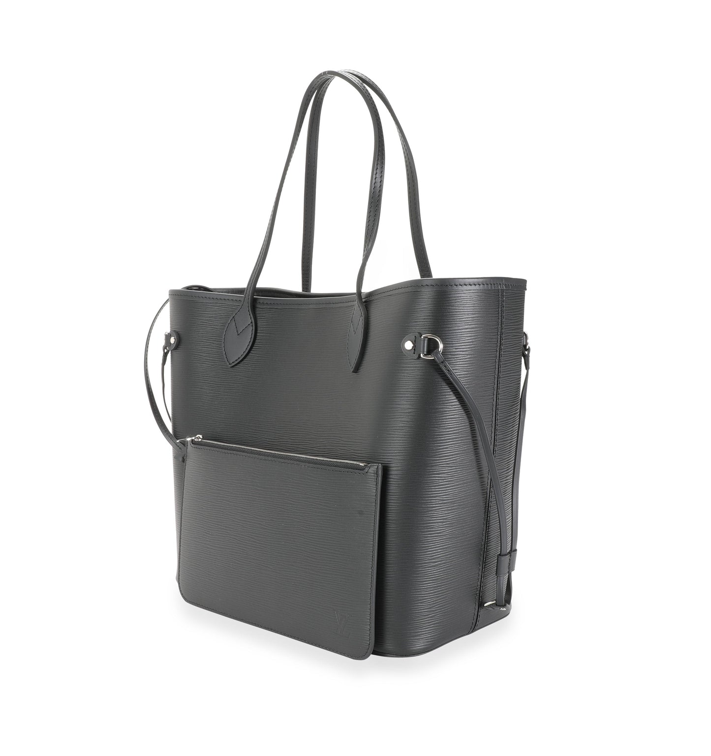 Louis Vuitton Louis Vuitton Black Epi Leather Neverfull MM