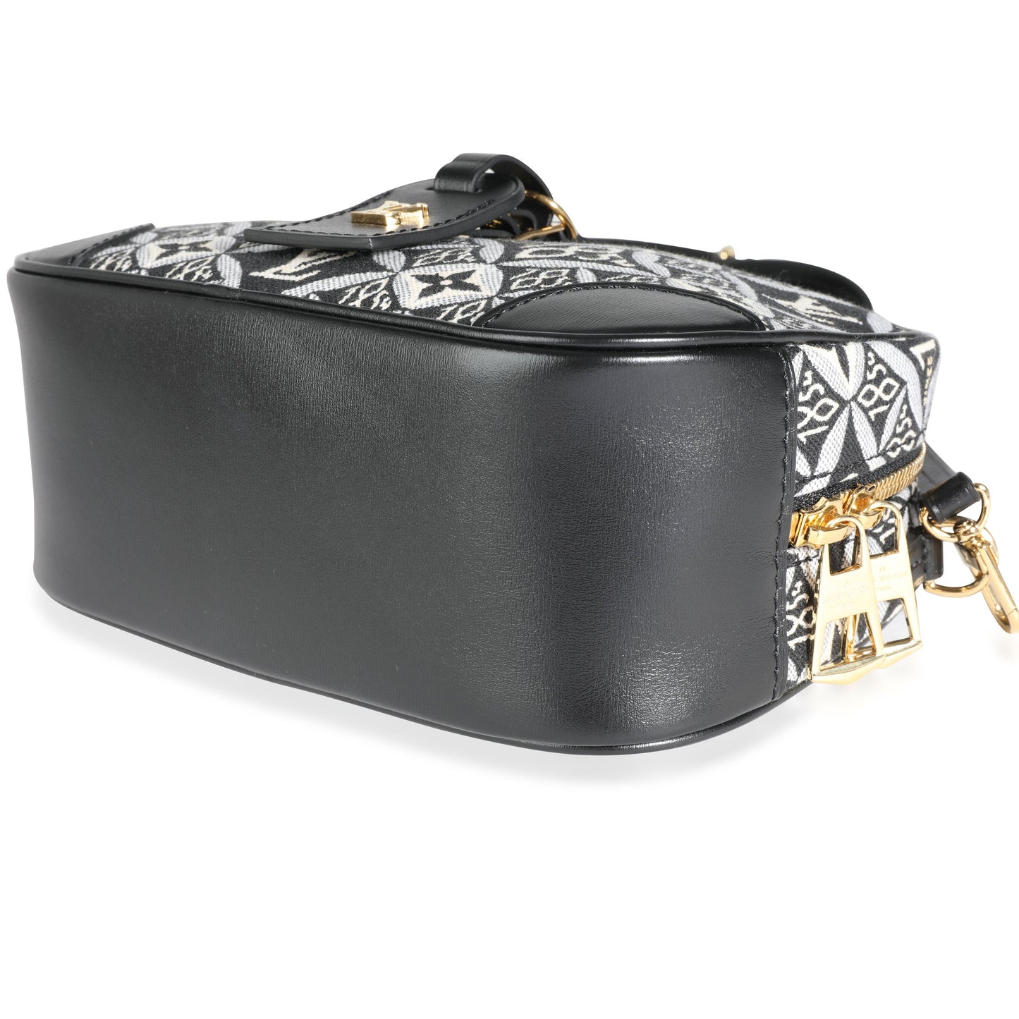 Louis Vuitton Louis Vuitton Black Jacquard Since 1854 Deauville Mini Camera Bag