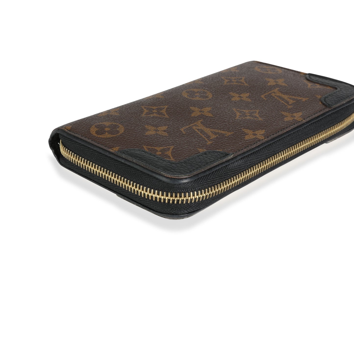 Louis Vuitton Louis Vuitton Monogram Canvas & Black Leather Zippy Retiro Wallet