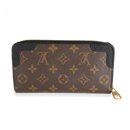 Louis Vuitton Louis Vuitton Monogram Canvas & Black Leather Zippy Retiro Wallet