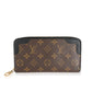 Louis Vuitton Louis Vuitton Monogram Canvas & Black Leather Zippy Retiro Wallet
