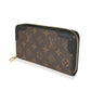 Louis Vuitton Louis Vuitton Monogram Canvas & Black Leather Zippy Retiro Wallet