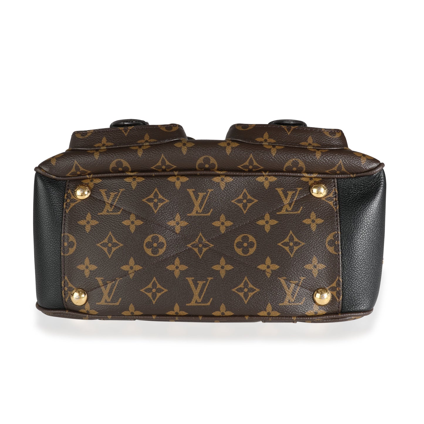 Louis Vuitton Louis Vuitton Monogram Canvas & Noir Leather Manhattan NM