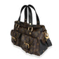 Louis Vuitton Louis Vuitton Monogram Canvas & Noir Leather Manhattan NM