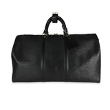 Louis Vuitton Louis Vuitton Black Epi Leather Keepall 50