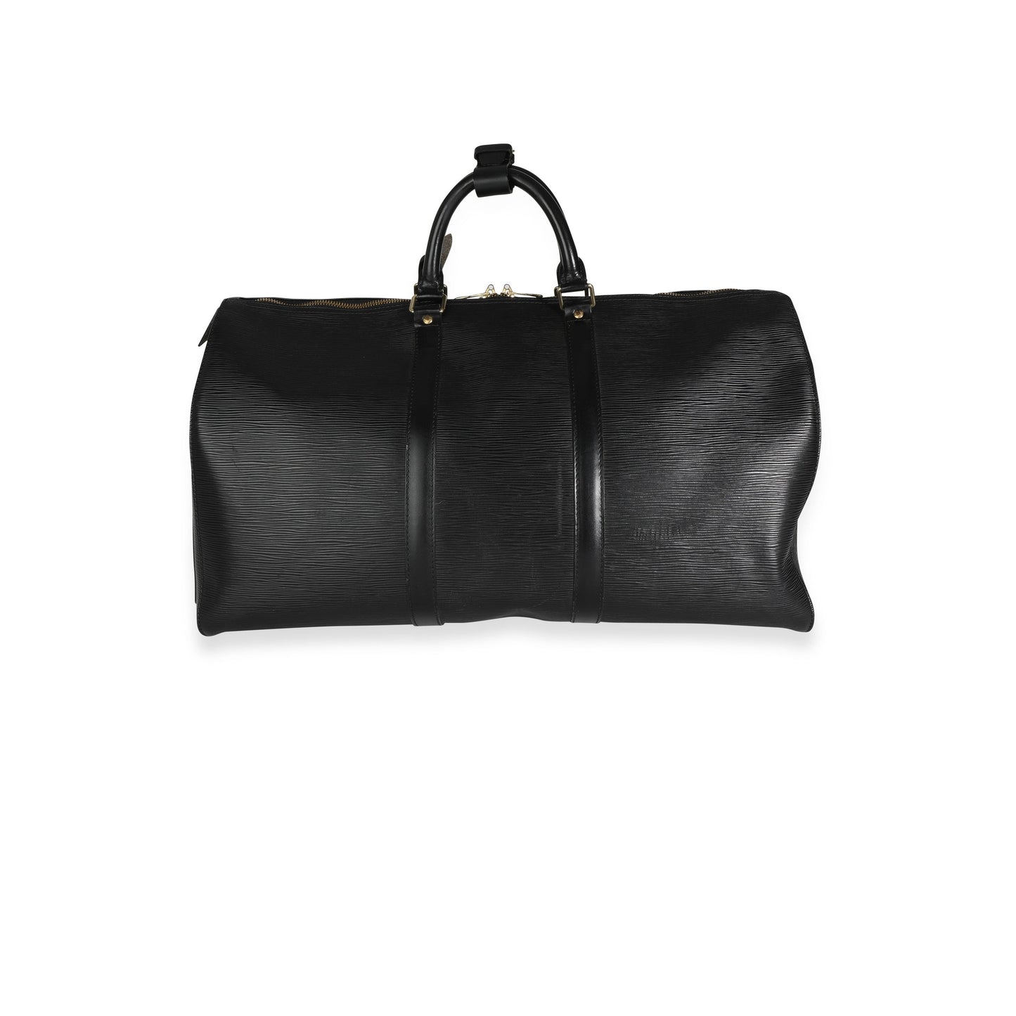 Louis Vuitton Louis Vuitton Black Epi Leather Keepall 50