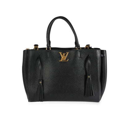Louis Vuitton Louis Vuitton Black Calfskin Lockmeto Bag