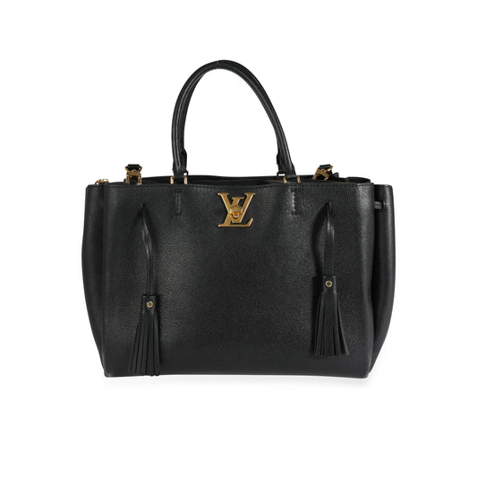 Louis Vuitton Louis Vuitton Black Calfskin Lockmeto Bag