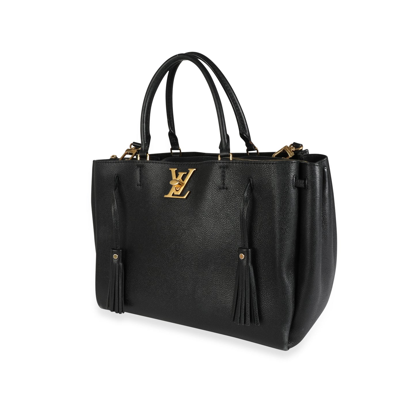 Louis Vuitton Louis Vuitton Black Calfskin Lockmeto Bag