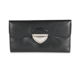 Louis Vuitton Louis Vuitton Noir Epi Leather Eugenie Wallet
