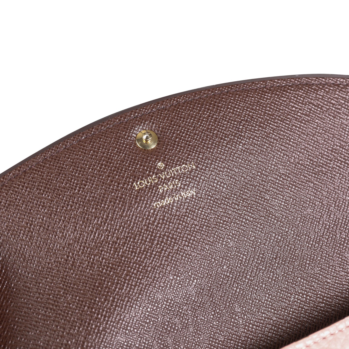 Louis Vuitton Louis Vuitton Damier Ebene Canvas & Magnolia Leather Normandy Wallet