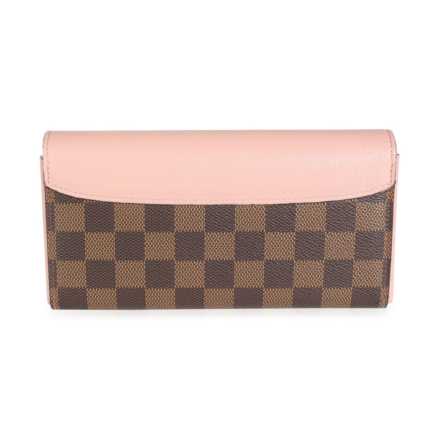 Louis Vuitton Louis Vuitton Damier Ebene Canvas & Magnolia Leather Normandy Wallet