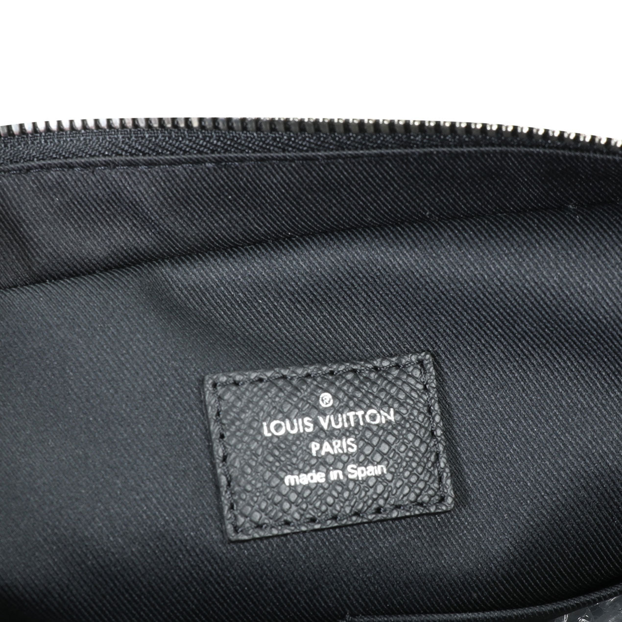 Louis Vuitton Louis Vuitton Black Taiga Leather Alex Messenger PM
