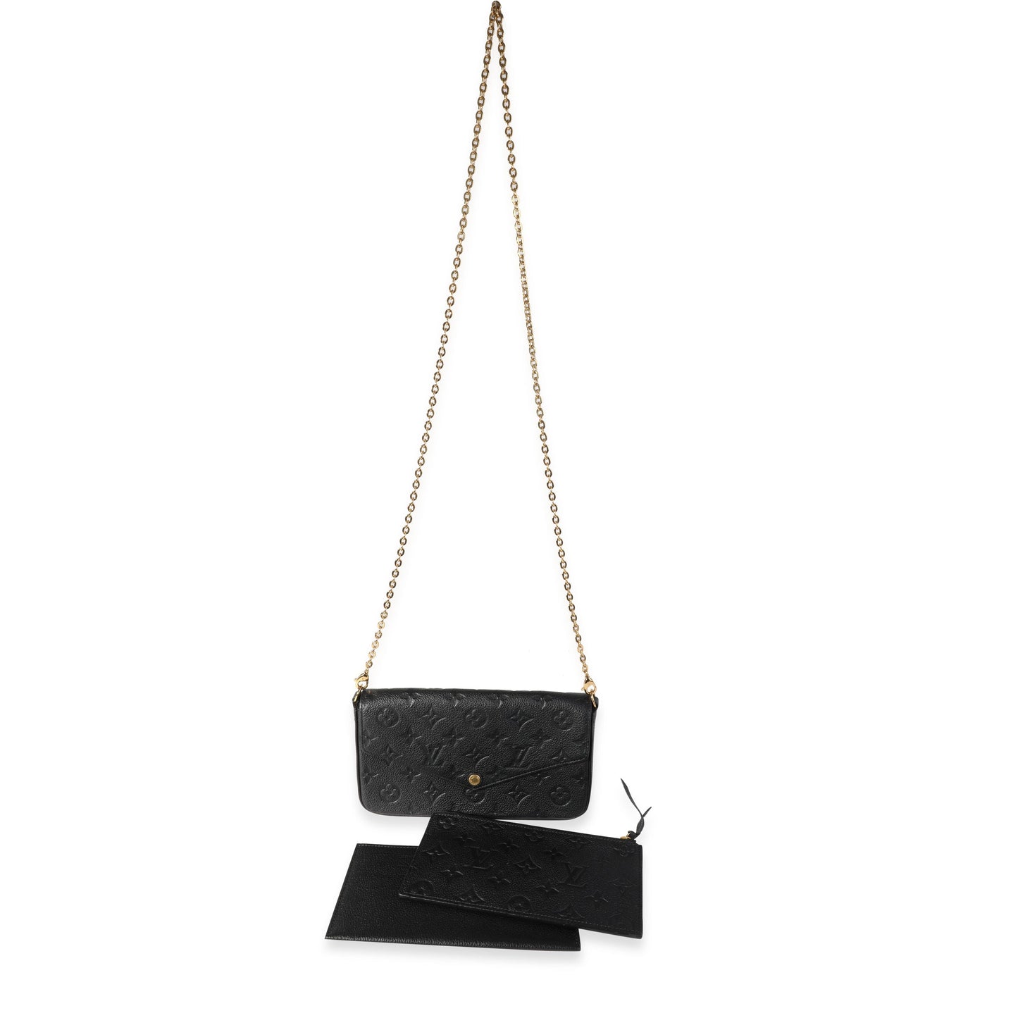 Louis Vuitton Louis Vuitton Black Monogram Empreinte Félicie Pochette