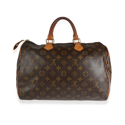 Louis Vuitton Louis Vuitton Monogram Canvas Speedy 35