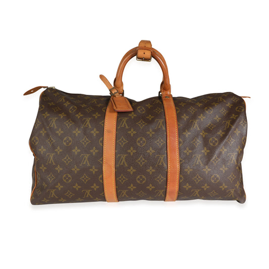 Louis Vuitton Louis Vuitton   Monogram Canvas Keepall 50