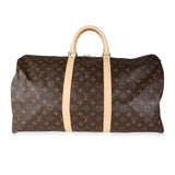 Louis Vuitton Louis Vuitton Monogram Canvas Keepall Bandoulière 55
