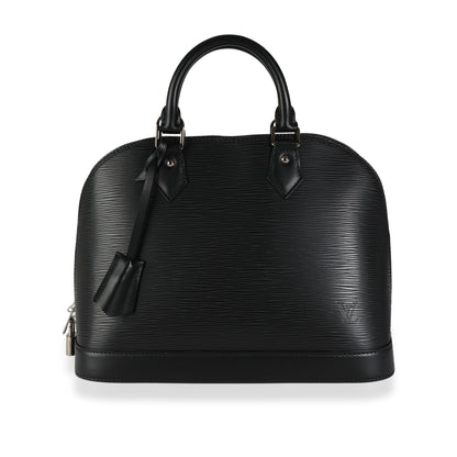 Louis Vuitton Louis Vuitton Black Epi Leather Alma PM