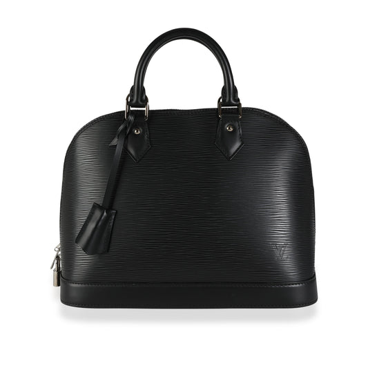 Louis Vuitton Louis Vuitton Black Epi Leather Alma PM