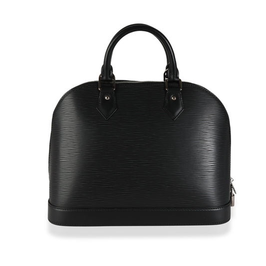 Louis Vuitton Louis Vuitton Black Epi Leather Alma PM
