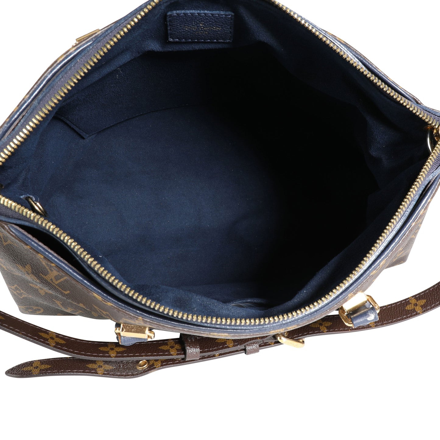Louis Vuitton Louis Vuitton Monogram Canvas & Marine Bleu Pallas MM