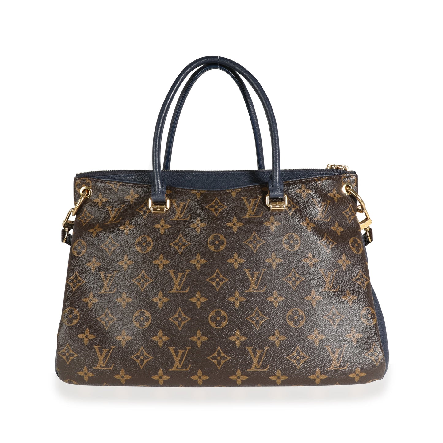 Louis Vuitton Louis Vuitton Monogram Canvas & Marine Bleu Pallas MM