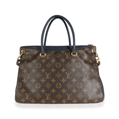 Louis Vuitton Louis Vuitton Monogram Canvas & Marine Bleu Pallas MM