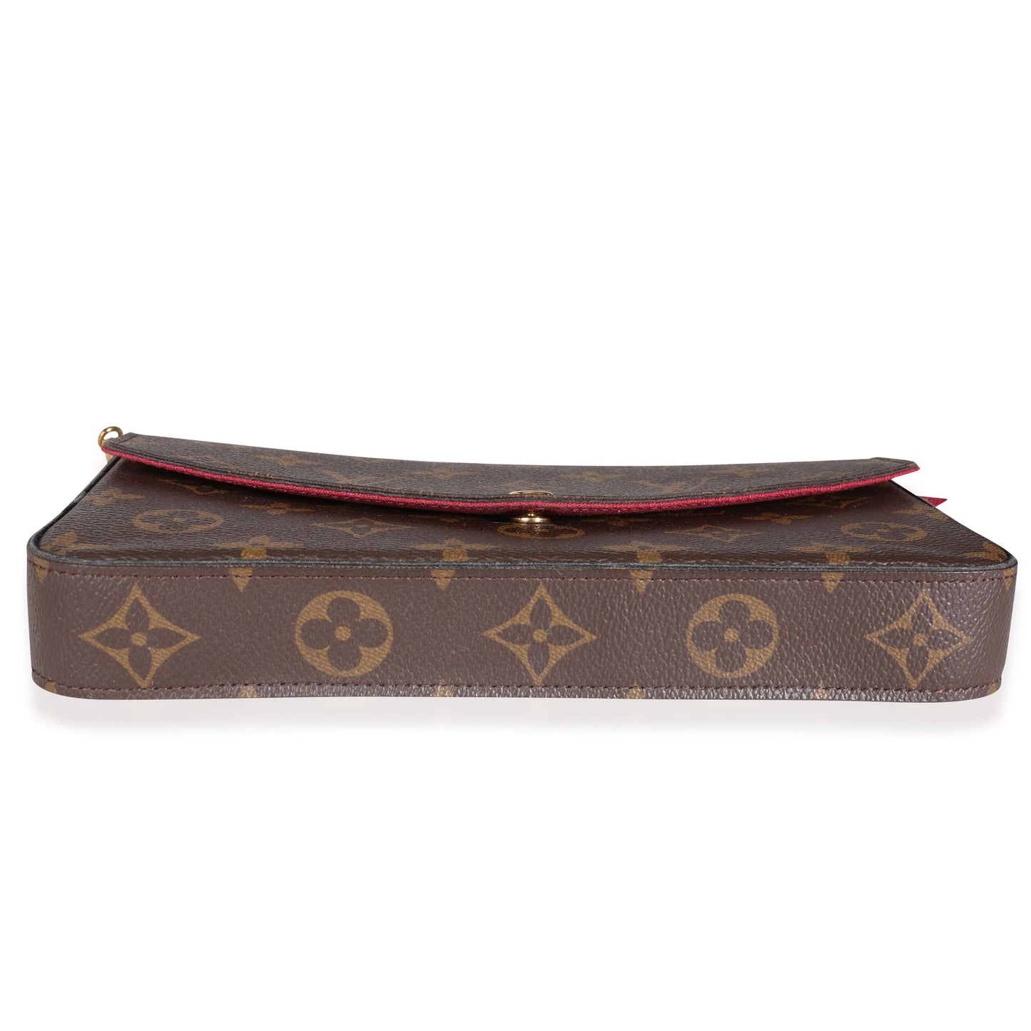 Louis Vuitton Louis Vuitton Fuchsia & Monogram Canvas Félicie Pochette