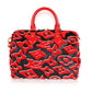 Louis Vuitton Louis Vuitton x Urs Fischer Limited Black & Red Tufted Monogram Canvas Speedy 25