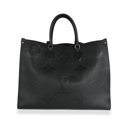 Louis Vuitton Louis Vuitton Black Empreinte Leather Onthego GM