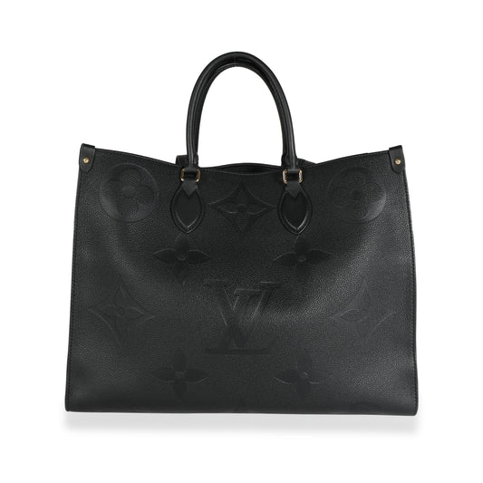 Louis Vuitton Louis Vuitton Black Empreinte Leather Onthego GM