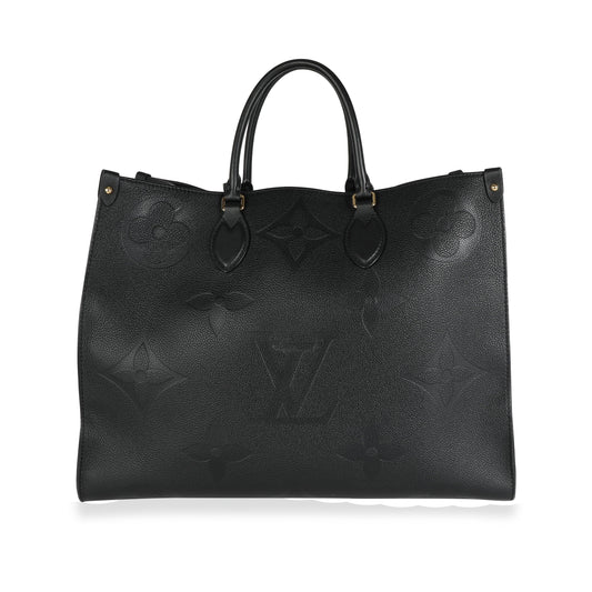 Louis Vuitton Louis Vuitton Black Empreinte Leather Onthego GM